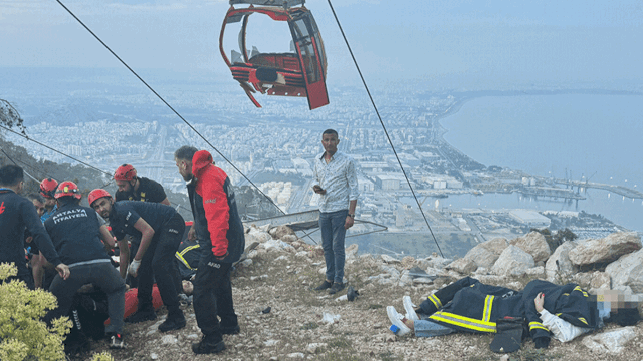 Antalya’daki teleferik kazasında tahliye edilenlerin sayısı 112’ye ulaştı – BRTK