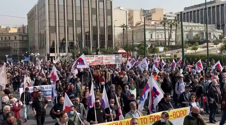Yunanistan’da işçiler 24 saatlik genel greve gitti – BRTK