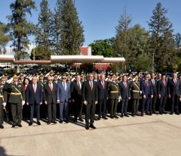 29 Ekim Cumhuriyet Bayramı nedeniyle Atatürk Anıtı’nda tören düzenlendi