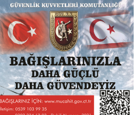 GKK’ya bağışlar için vatandaşlara duyuru