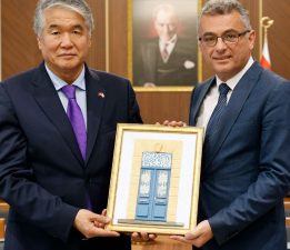 Erhürman TÜRKSOY Genel Sekreteri Raev’i kabul etti