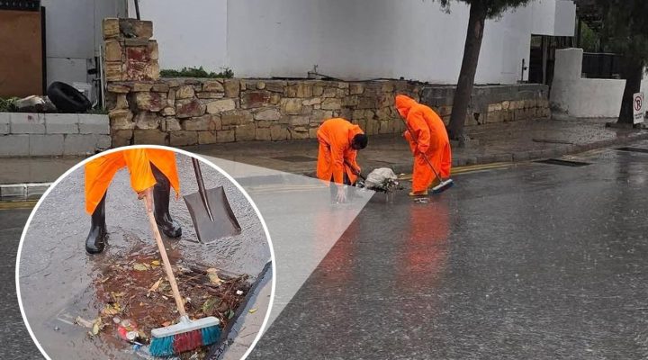 Gazimağusa’da Sağanak Yağışlara Rağmen Olumsuzluk Yaşanmadı