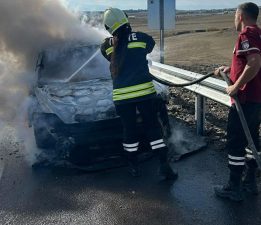 Kısa devre, aracı yaktı