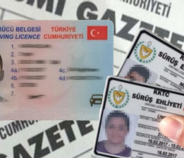 KKTC ile TÜRKİYE arasında sürücü belgeleri anlaşmasında değişiklik yapıldı