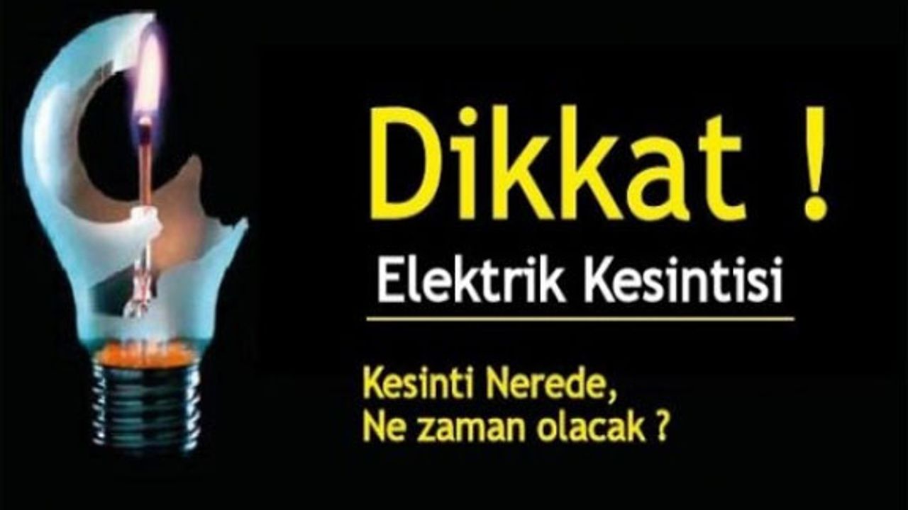 Minareliköy’de dört saatlik elektrik kesintisi