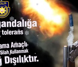 Polisten silahla kutlamaya “sıfır tolerans”