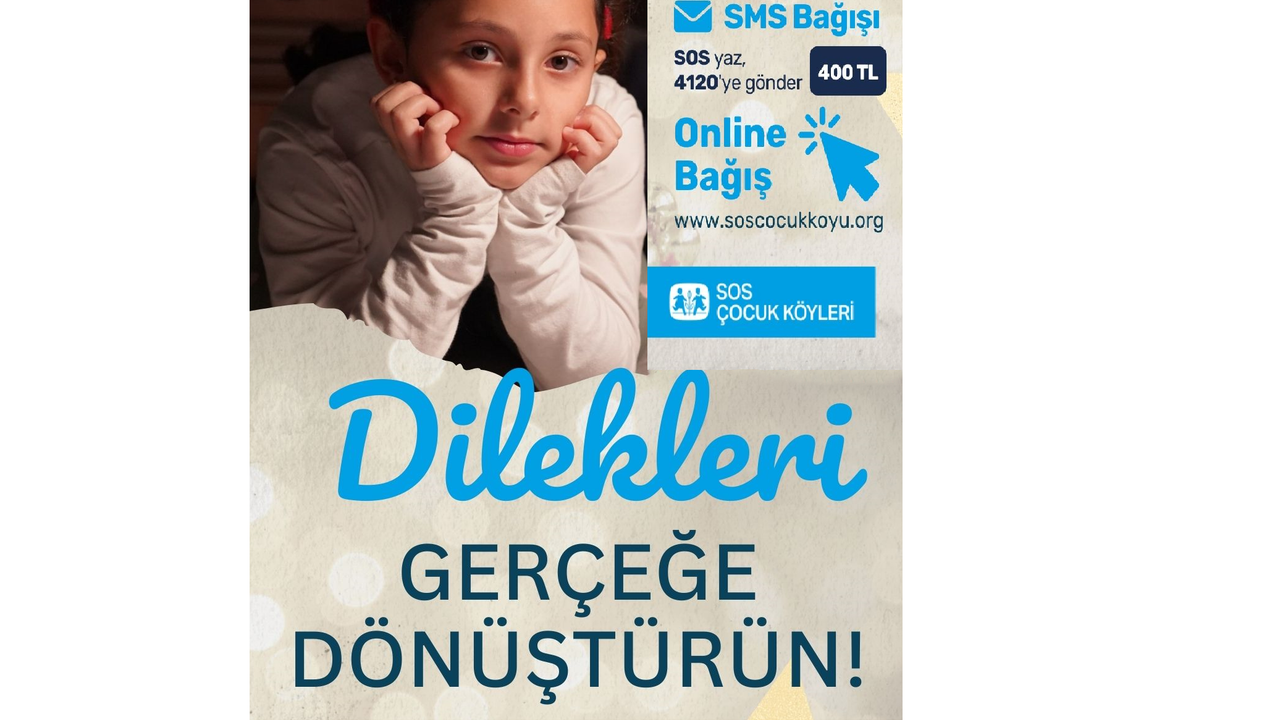 SOS Çocukköyü Derneği’nden yeni yıl için bağış kampanyası