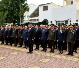 Milli Mücadele ve Şehitler Haftası kapsamında Tekke Bahçesi’nde tören düzenlendi