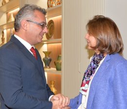 Cumhurbaşkanı Erhürman, Holguin’i kabul etti