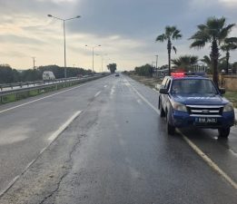 Lefkoşa-Güzelyurt ana yolu çift yönlü olarak trafik akışına açıldı