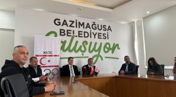 Kıbrıs’ın ilk “Olimpik Temalı Park” projesi tanıtım toplantısı Gazimağusa Belediyesi’nde yapıldı