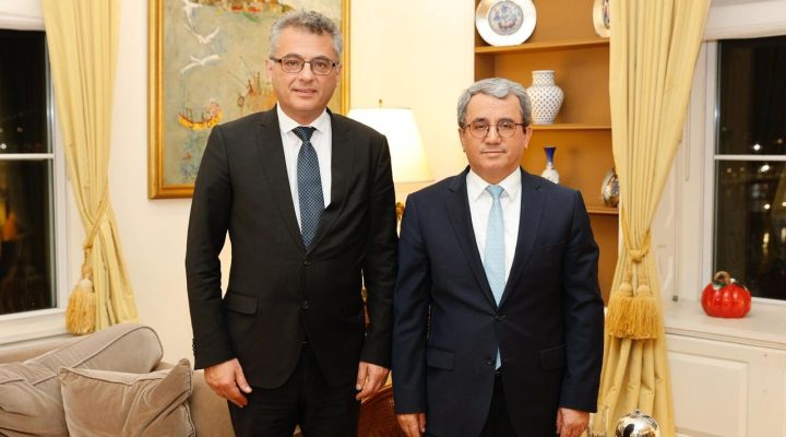 Cumhurbaşkanı Erhürman, New York’ta Büyükelçi Yıldız ile görüştü