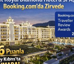 Merit Royal Diamond Hotel & SPA, Booking.com’da Zirvede