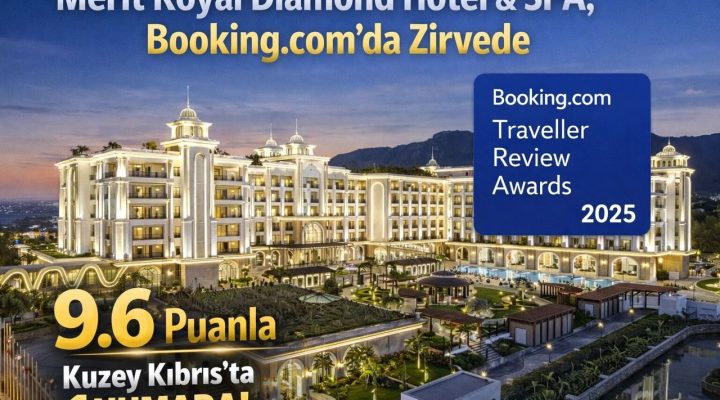 Merit Royal Diamond Hotel & SPA, Booking.com’da Zirvede