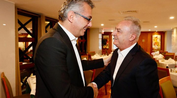 Cumhurbaşkanı Erhürman, New York’ta DİSİ eski Başkanı Averof Neofitu ile görüştü