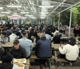 İlk iftar yapıldı