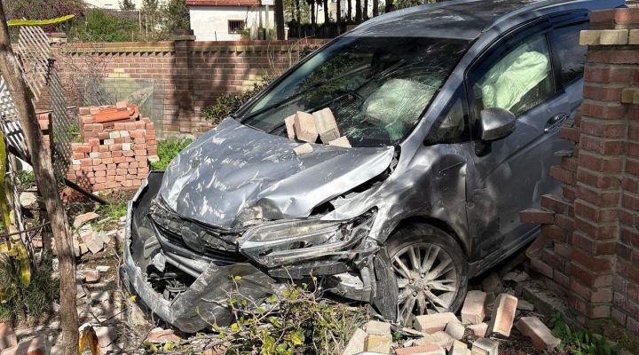 Korkutan kaza ucuz atlatıldı