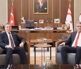 Cumhurbaşkanı Erhürman, Başbakan Üstel’i kabul etti