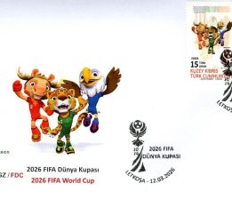 Posta Dairesi’nden “2026 FIFA Dünya Kupası” temalı pul serisi ve ilk gün zarfı