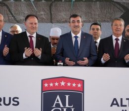 Dualar eşliğinde temel atma töreni