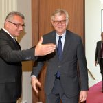 Cumhurbaşkanı Erhürman Lacroix'i kabul etti