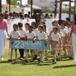 İskele'de 23 Nisan coşkusu... Cumhuriyet Stadyumu'nda gösteriler sunuldu