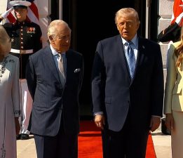 ABD Başkanı Trump, Beyaz Saray’da İngiltere Kralı 3. Charles’ı resmi törenle karşıladı