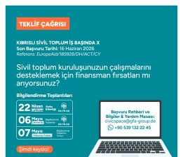 AB’den Kıbrıslı sivil toplum kuruluşlarına yeni teklif çağrısı