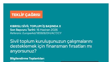 AB’den Kıbrıslı sivil toplum kuruluşlarına yeni teklif çağrısı