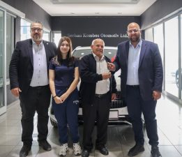 CTP Piyangosu’nun talihlisi Mercedes aracı teslim aldı