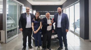 CTP Piyangosu’nun talihlisi Mercedes aracı teslim aldı