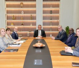 Cumhurbaşkanı Erhürman Lacroix’i kabul etti