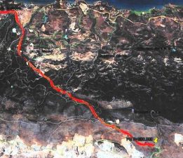 Dağ yolunda yol yapım çalışmaları başladı