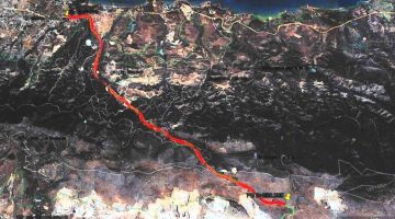 Dağ yolunda yol yapım çalışmaları başladı