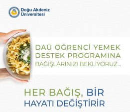 DAÜ ücretsiz yemek programı devam ediyor