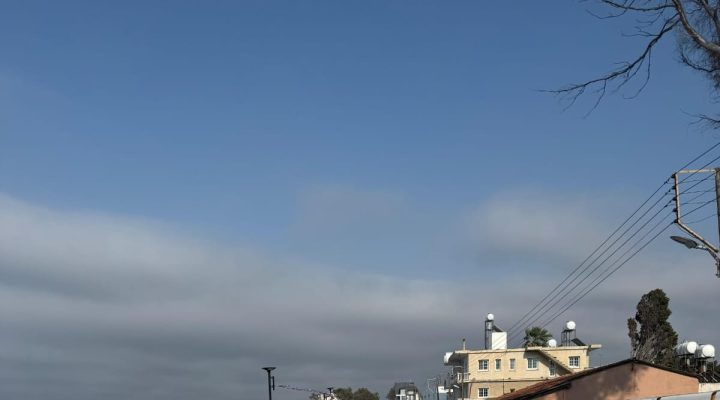 Gemikonağı sahil yolunda çökme