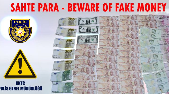 Güzelyurt’ta tedavüle sahte para sürüldü, polis seri numaraları açıklayarak uyarı yaptı