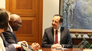 Hristodulidis BM Genel Sekreteri’nin Kıbrıs Özel Temsilcisi ile görüştü