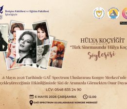 Hülya Koçyiğit, GAÜ’de söyleşiye katılacak