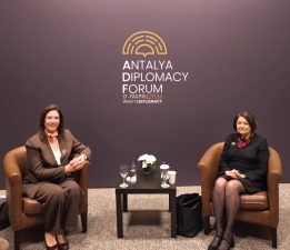 İncirli, BM yetkilisi Rosemary Di Carlo ile görüştü