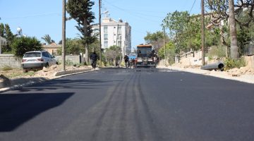 İskele Belediyesi yol bakım ve asfalt çalışmalarını sürdürüyor
