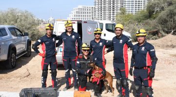 KARK’ın arama kurtarma köpeği Sebil, Tekirdağ’da bir enkaz çalışmasına katıldı