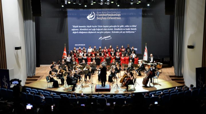 KKTC CSO 23 Nisan Ulusal Egemenlik ve Çocuk Bayramı dolayısıyla konser verdi