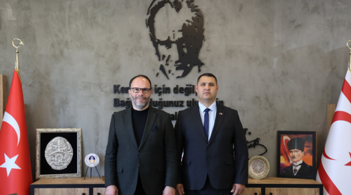 Sadıkoğlu, SSTB İskele Bölge Müdürlüğü görevine atanan Balcı’yı kabul etti