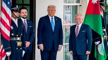 Ürdün Kralı Abdullah ile Trump, bölgesel gerilimi azaltmanın yollarını görüştü