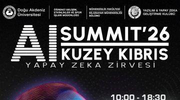 “Yapay Zeka Zirvesi’26” cumartesi günü DAÜ’de yapılıyor