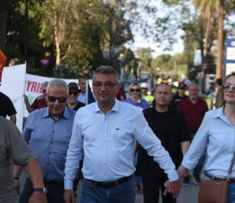 1 Mayıs ara bölgede iki toplumlu etkinlikle kutlandı
