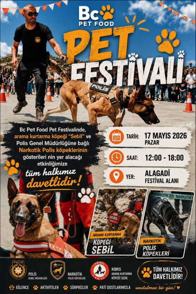 Alagadi’de evcil hayvanlar için festival düzenleniyor