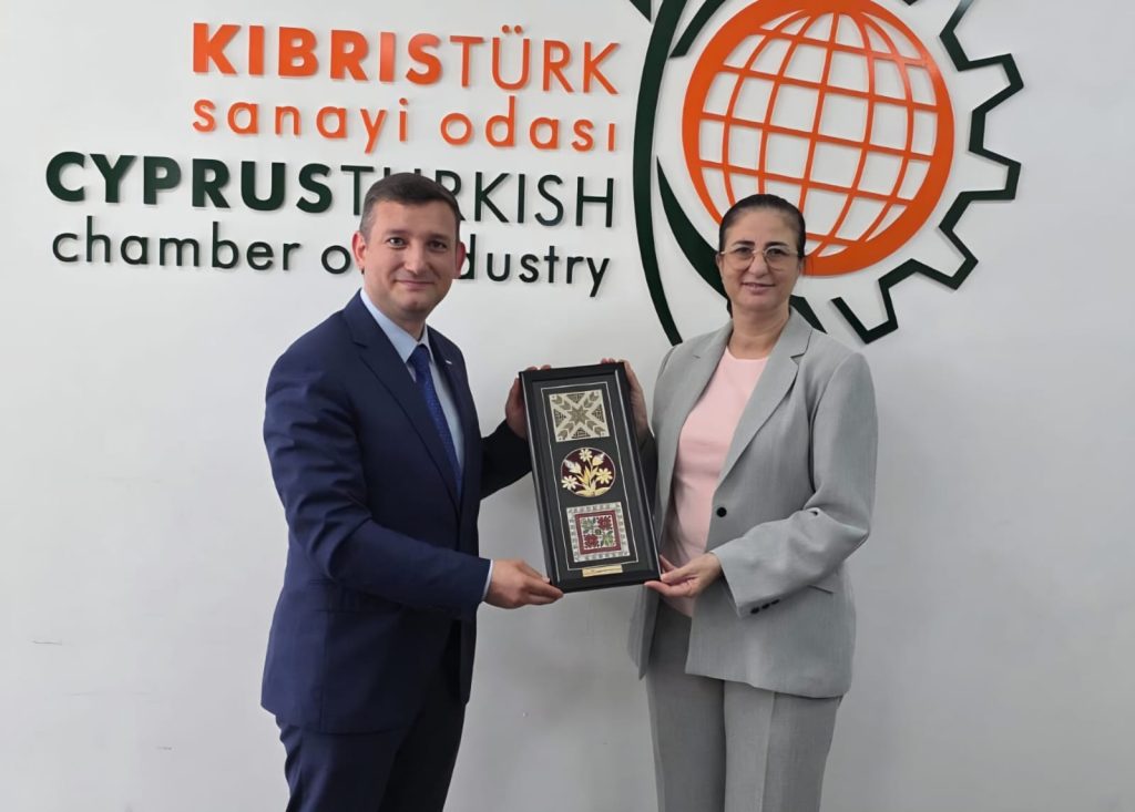 DEİK Türkiye-KKTC İş Konseyi heyeti, Sanayi Odası’nı ziyaret etti