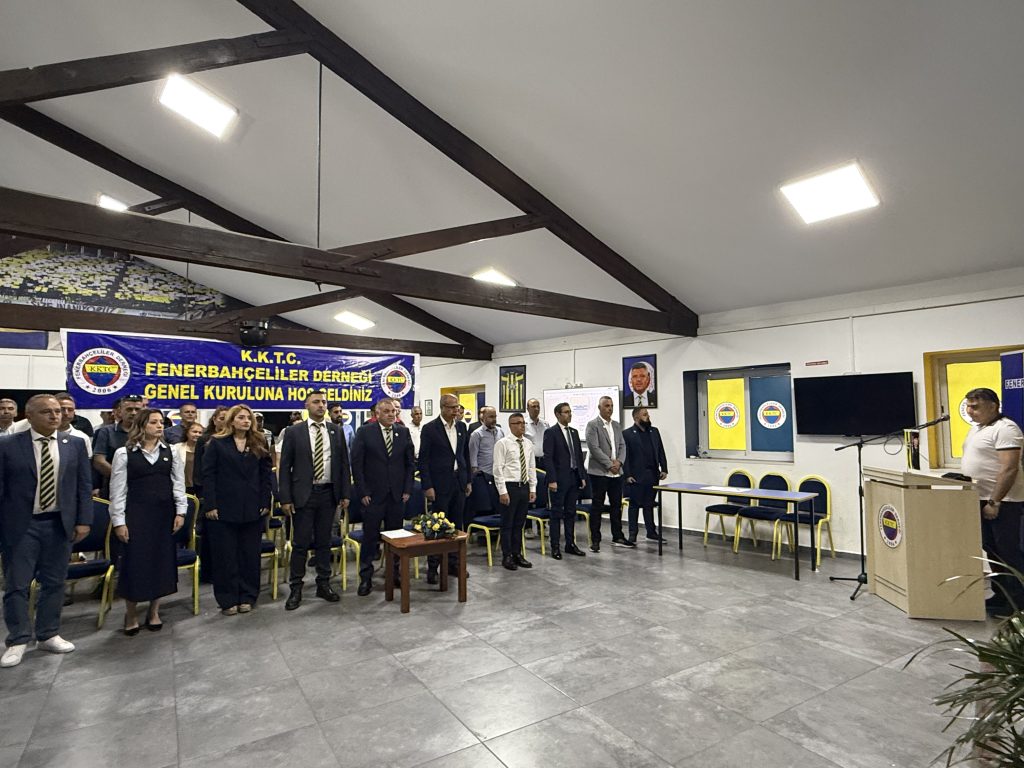 KKTC Fenerbahçeliler Derneği’nde Tolga Ahmet Raşit yeniden başkan seçildi